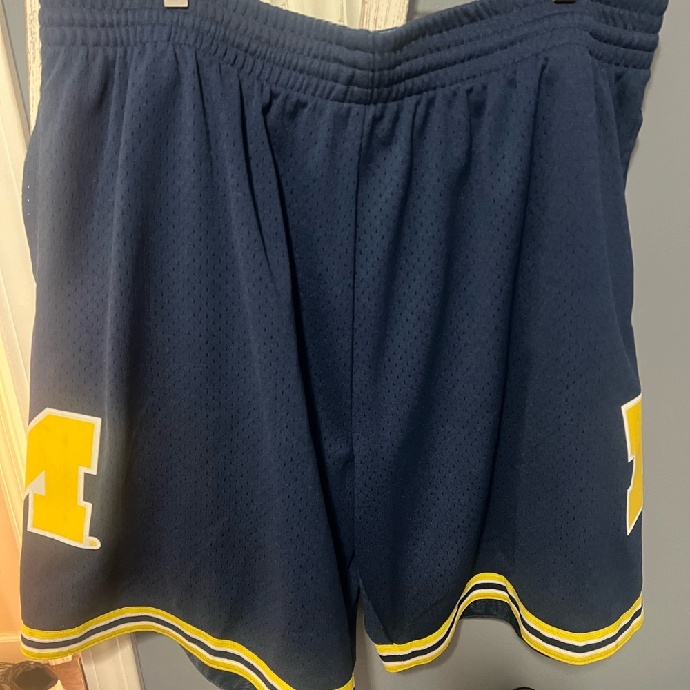 Mitchell & Ness Navy Blue Legacy Shorts - Picture 2 of 8